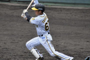 阪神ドラ７髙寺望夢(18) .467(15-7) 1打点 出塁率.556 OPS1.181