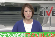 【衝撃】Z世代の5割「子どもほしくない、お金があっても無理」