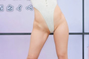 B84W57H87、スレンダーボディのグラドルがものすごいハイレグを披露
