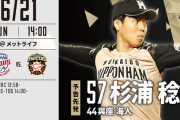 【予告先発】「山田、サンチェス、梅津、平良、森下」「石橋、與座、杉浦、仁保」
