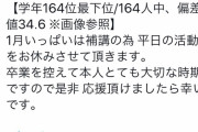 【画像】アイドル、アタマが悪すぎて活動を一時中断