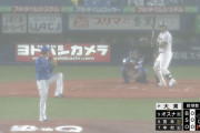 【悲報】神宮球場、雨で画面ほぼ真っ白