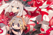 【FGO】ノ間さんのマリーイラスト！！　ジャンヌぬいぐるみを抱きかかえてるの可愛いです！！