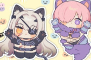 【FGO】ミニなメリュジーヌ＆マシュ！！　ハロウィンの二人可愛いです！！