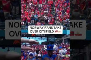 ノルウェーのサッカーファンがMLBスタジアムを熱狂の渦に！←「スポーツは最高だよ！」（海外の反応）