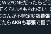 【悲報】「キモいジジイが幕張で降りたからIZ*ONEのファンだと嫌だなぁと思ってたらAKBのファンだったww」