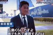 【悲報】広島カープさん、阪神の活動停止中に練習再開してしまう。