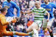 セルティック、2位レンジャーズに2-1逆転勝利！旗手怜央はミドルシュートで得点に絡み、前田大然は守備で奮闘（関連まとめ）