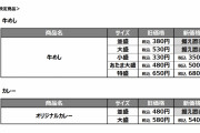 【悲報】牛丼「松屋」が一部メニューを値上げ　5月2日から