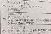 【画像】名古屋市の小学校の今日の給食は「煮込みハンバーグ」　小6女子「ｷﾀ━━」と歓喜ｗｗｗ