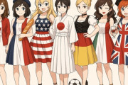 外国人「G7主要国をアニメ美少女としてAIで擬人化してみた」