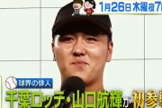 ロッテ山口航輝さん、プレバトに出演