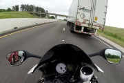 リッターバイクのリミッターカット確認のために200km/hで走行してたら・・・