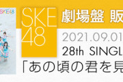 SKE48 28th「あの頃の君を見つけた」劇場盤の完売数