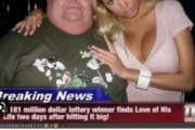 【画像】宝くじで181億円当てた2日後、運命の女性と出会った男性がこちらです