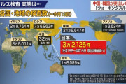 【画像】ウイルス検査　各国・地域の検査数