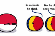 【ルーマニア】ルーマニアとチャドを見分ける方法【ポーランドボール】