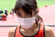 1500m日本新記録の日本女子、ゴール直後のインタビュー