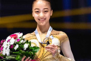 日本フィギュア界に新星　ジュニアGP初制覇の13歳上薗恋奈に海外絶賛「スピードが素晴らしい」