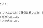 新卒社会人「初出勤です！おはようございます！」 会社「誰？採用した覚えないよ？」 → 最悪の事実が判明・・・