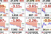 【悲報】日経平均暴落