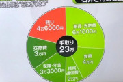 【画像】『手取り23万円』の生活がコレ……………→やっぱ日本終わりすぎやろ…