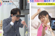 櫻坂46でも流行中！松田里奈、安住アナとギャルピースで記念撮影【THE TIME,】