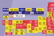 全国のコロナ感染確認過去最多の19万5160人22都道府県で最多(7/22) #NHK