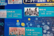 【推し活】2025年の坂道グループ、ファン数と平均消費額がこちら【乃木坂46・櫻坂46・日向坂46】