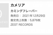 【SKE48】カミングフレーバー1stシングル「カメリア」オリコンウィークリーにて 4位にランクイン！