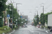 神奈川県平塚市、大雨で水没する