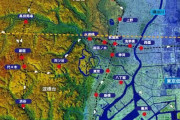 【悲報】東京23区の標高を示した地図、ヤバスギル