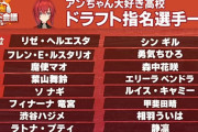 【にじさんじ甲子園ドラフト会議各監督指名まとめ】未知のシナジー見いだされる　「各監督がどんな風に選手いじるかも楽しみにしてる」【にじさんじ】