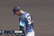 西武・篠原響はドラ１級「打者38人 奪三振13 与四球0」