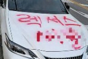 【NO JAPAN運動】韓国で”日本車テロ”発生　レクサスに、スプレーで「レクサスf〇〇k」と書かれる