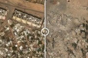 【ビフォーアフター】外国人「イスラエルに破壊されたガザ地区の衛星写真がヤバい」（海外の反応）