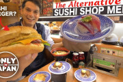【海外の反応】日本の回転寿司のメニューが凄い！