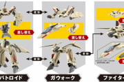 マクロスプラス、HG1/100「YF-19」…可動を再検証した差替三段変形を搭載！