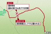 消防隊員が襲われた山で発見の遺体、4日に司法解剖クマの胃の内容物調査へ性別が分からないほど損傷 #北海道 |  土をかけられた遺体？