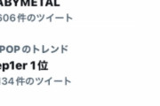 BABYMETAL「ベビメタツイート集：トレンド」