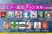 モンハン公認ミラー配信にVtuberも結構おるな