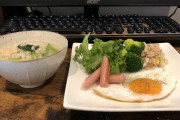 【画像】ワイの手作り昼ご飯何点？