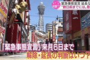 緊急事態宣言の期限が延長される模様