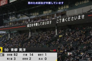 やはり「雨柳さん」だった…試合前晴れていたが、阪神・青柳の登板中に小雨、4回裏に雨脚強まり中断