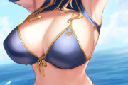 【FGO】うるりひ老師さんの水着の獅子王イラスト！！　ナイスバディです！