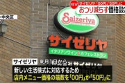 【悲報】サイゼリヤ、ミラノ風ドリアを1円値上げ