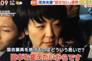 【悲報】家宅捜索された河井案里議員「日本を変えたいから国会議員は辞めません」