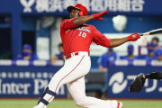 広島ピレラ、2試合連続5号逆転2ランホームラン！ケムナ誠に勝ち投手の権利発生！！