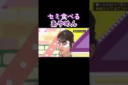 セミを食べる筒井あやめがかわいすぎる！#乃木坂46 #乃木坂工事中