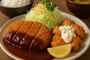 【社食】Aランチ（とんかつデミグラス） vs Bランチ（チキン南蛮）